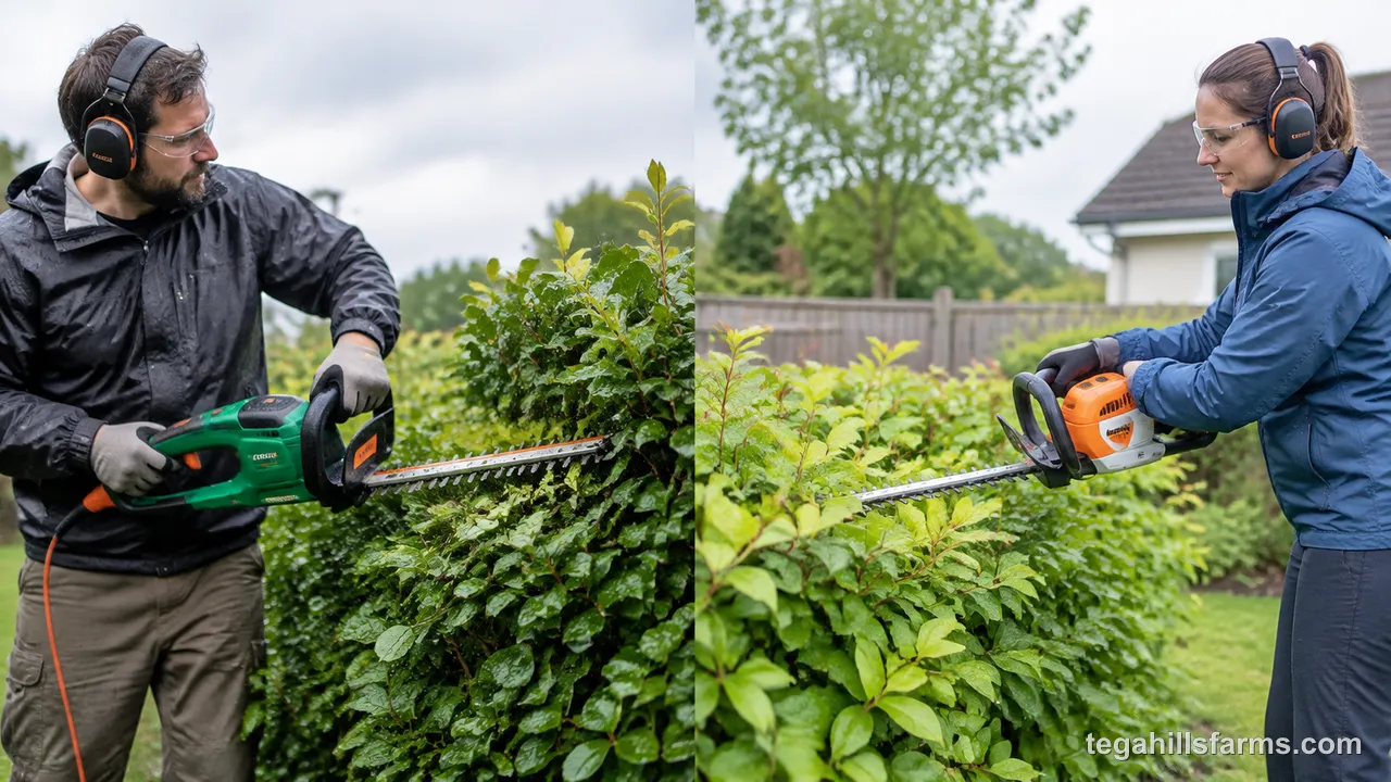 Can You Trim Wet Bushes With an Electric Hedge Trimmer?