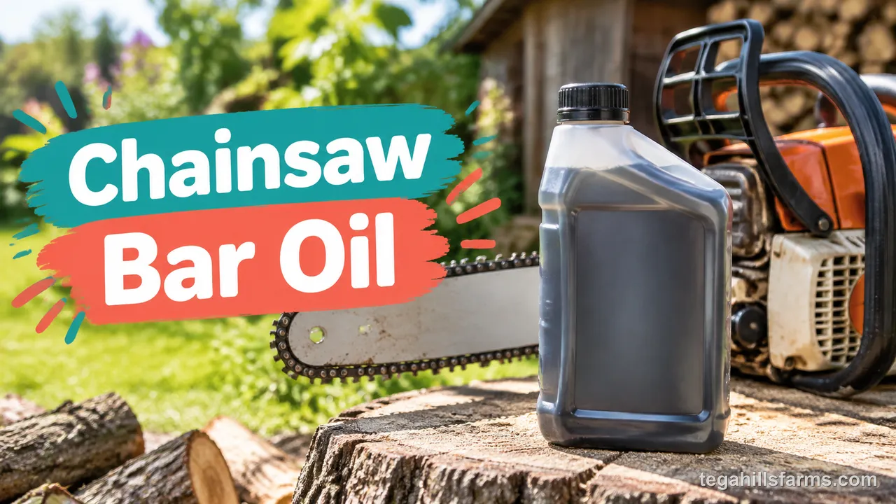 Chainsaw bar oil
