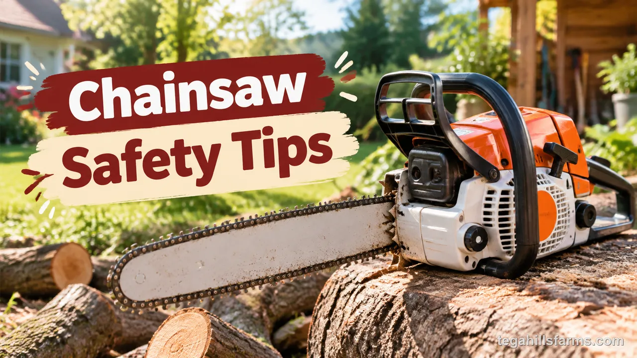 Chainsaw safety tips