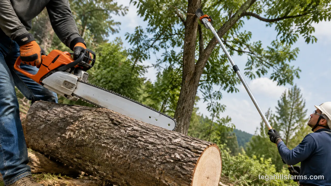 Chainsaw vs Pole Saw: How Do Design and Cutting Capacity Compare?