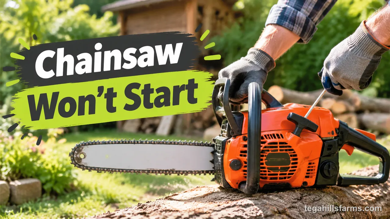Chainsaw won't start