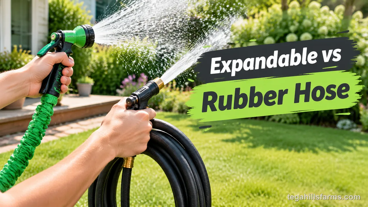 Expandable vs rubber hose