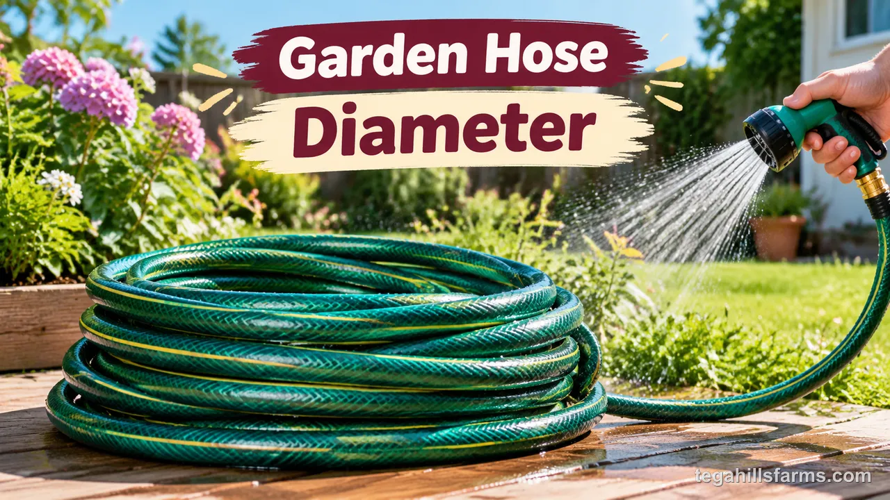 Garden hose diameter