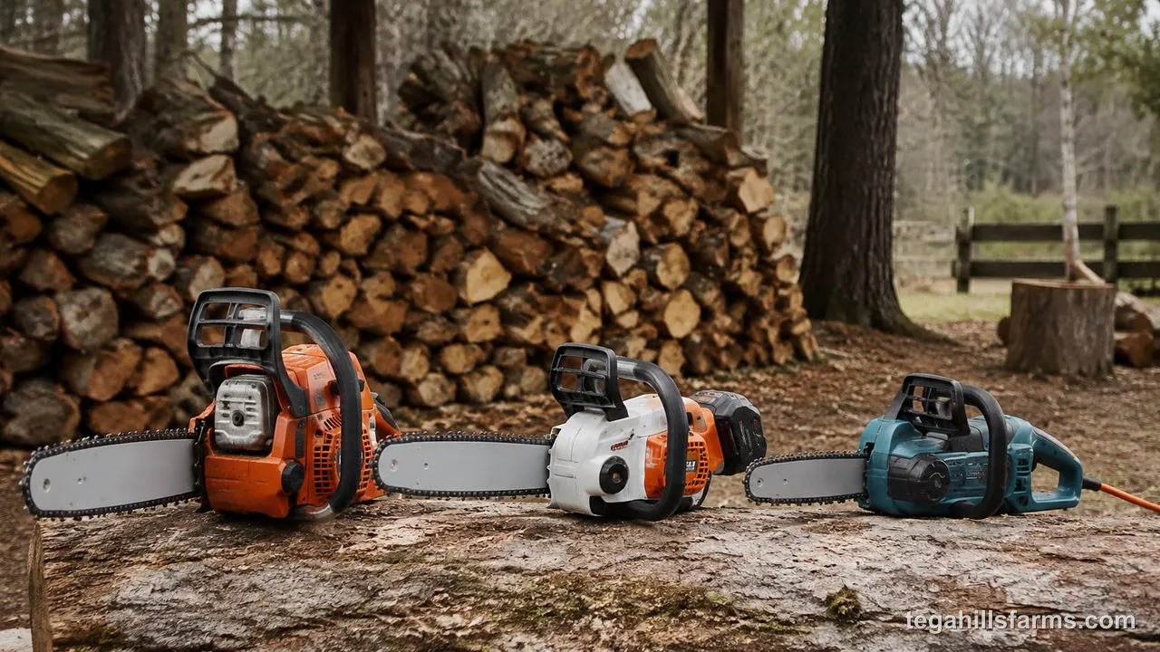 Gas, Battery, or Corded: Which Suits Firewood Cutting?