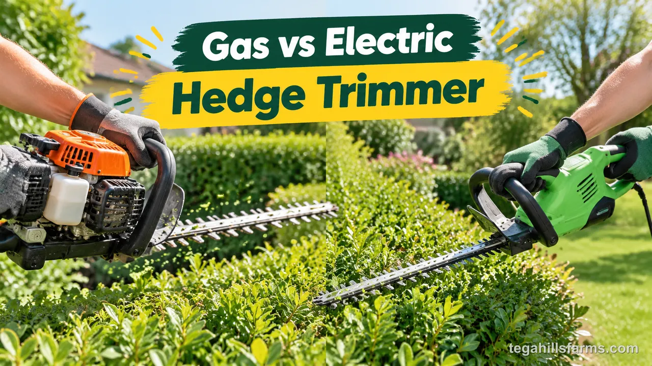 Gas vs electric hedge trimmer