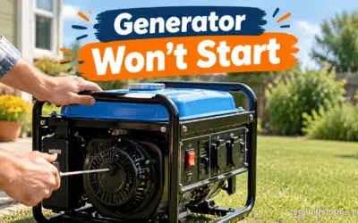 Generator Won’t Start After Sitting? Fuel and Carb Fixes