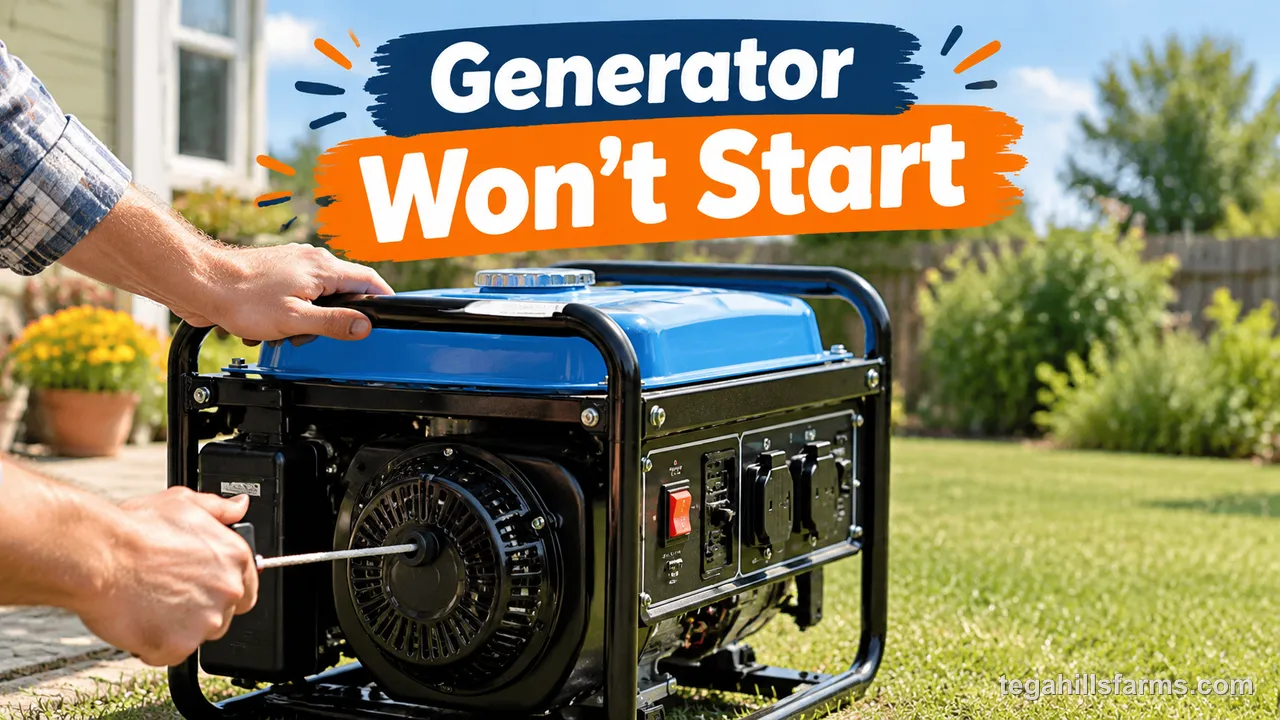 Generator won't start