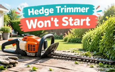 Hedge Trimmer Won’t Start? Fuel, Spark Plug and Switch Checks