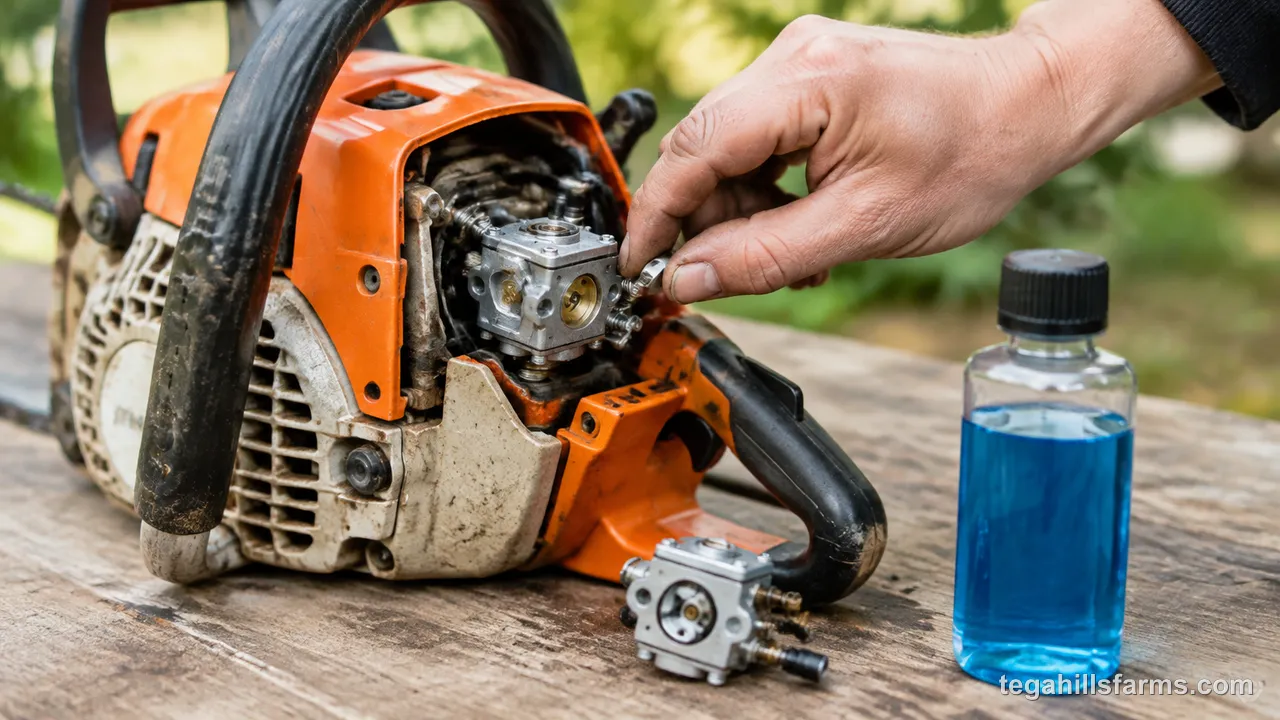 How to Clean a Chainsaw Carburetor Without Removing It