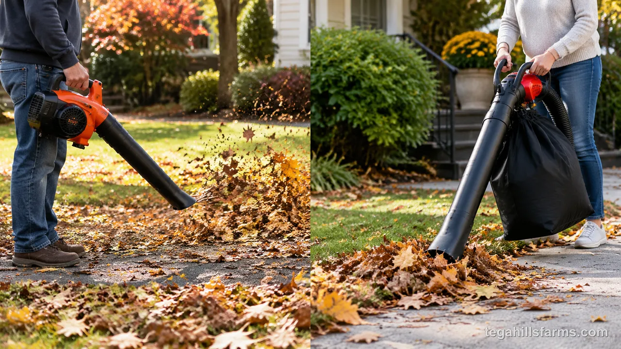 How Do a Leaf Blower and a Leaf Vacuum Compare Side by Side?