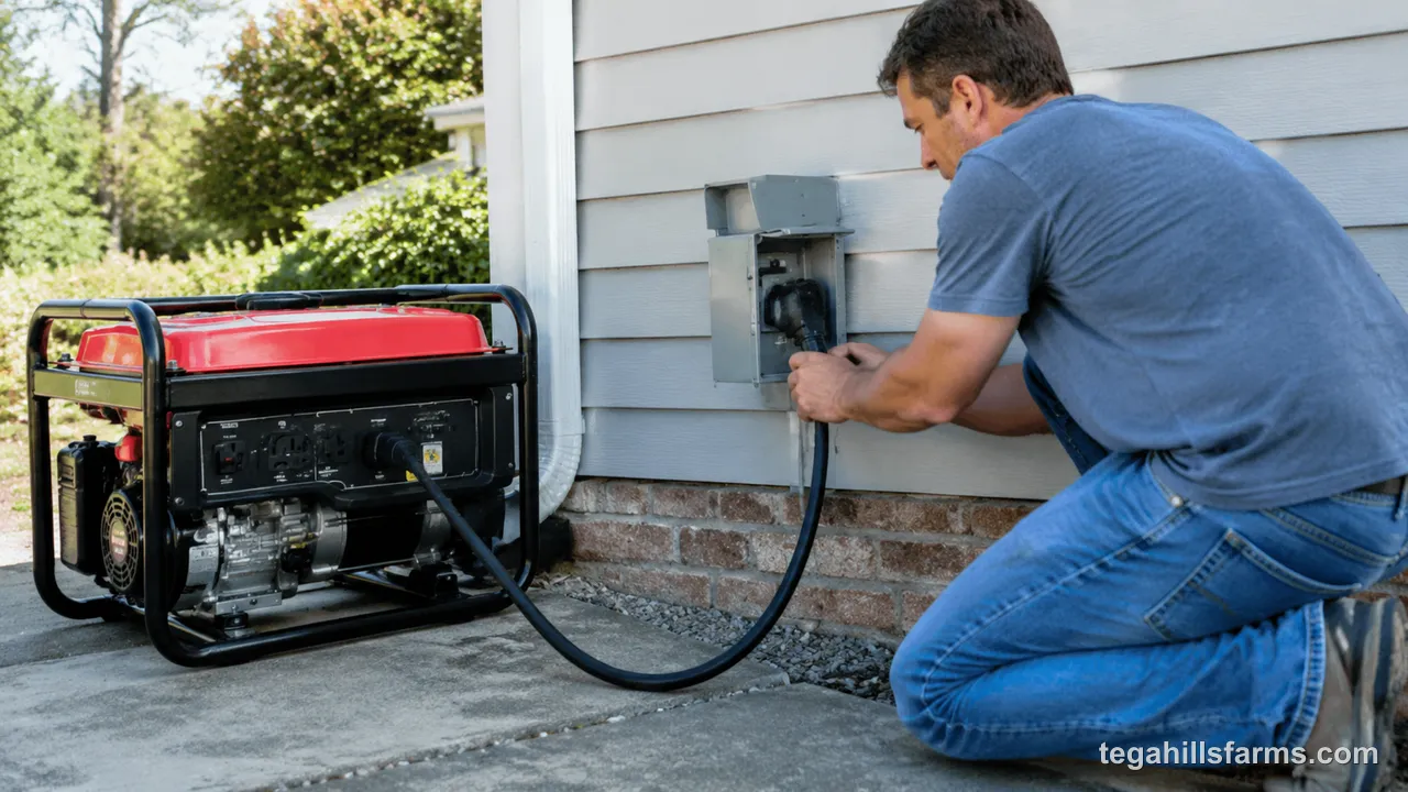 How Do You Connect Appliances and Power the House Safely?