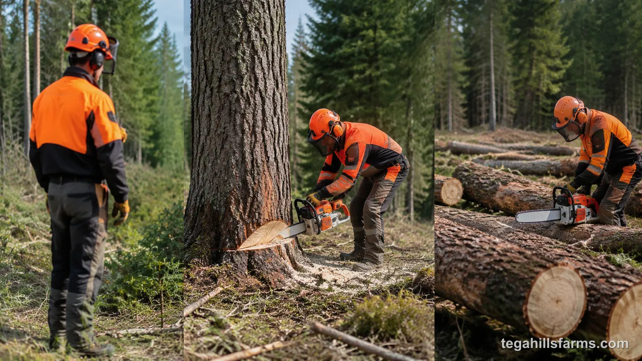 How Do You Fell a Tree Safely With a Chainsaw?