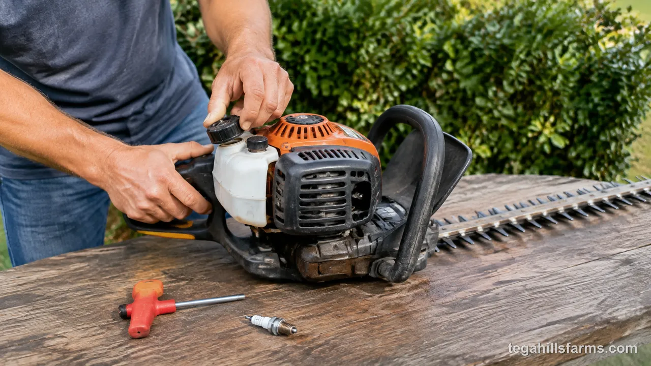 How Do You Fix a Gas Hedge Trimmer That Won't Start?
