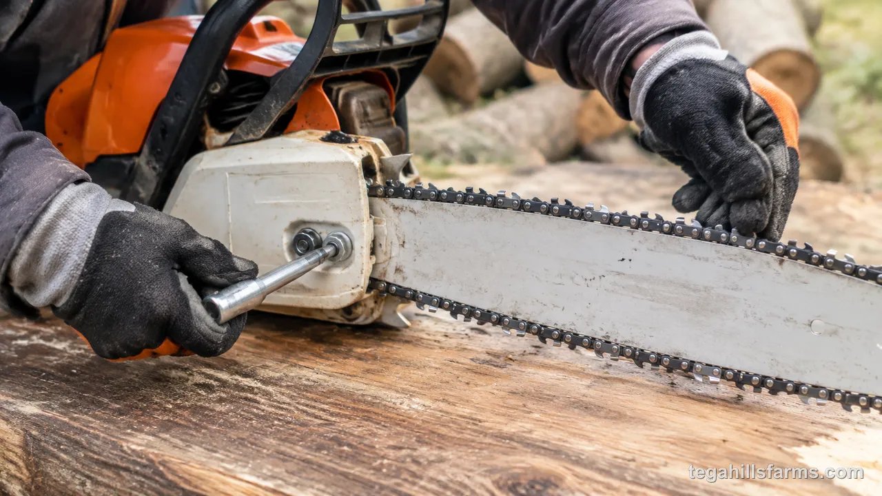 How Do You Tighten a Chainsaw Chain Step by Step?