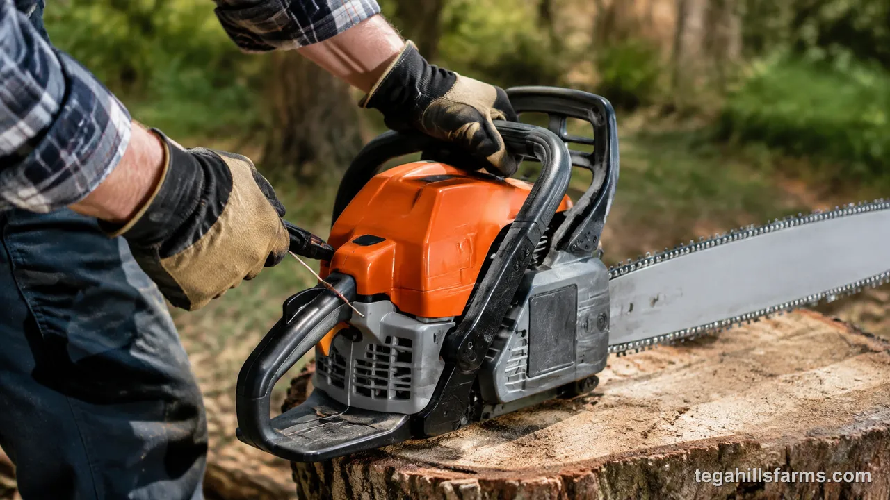 How Do You Warm Start a Chainsaw?