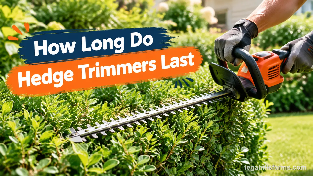 How long do hedge trimmers last