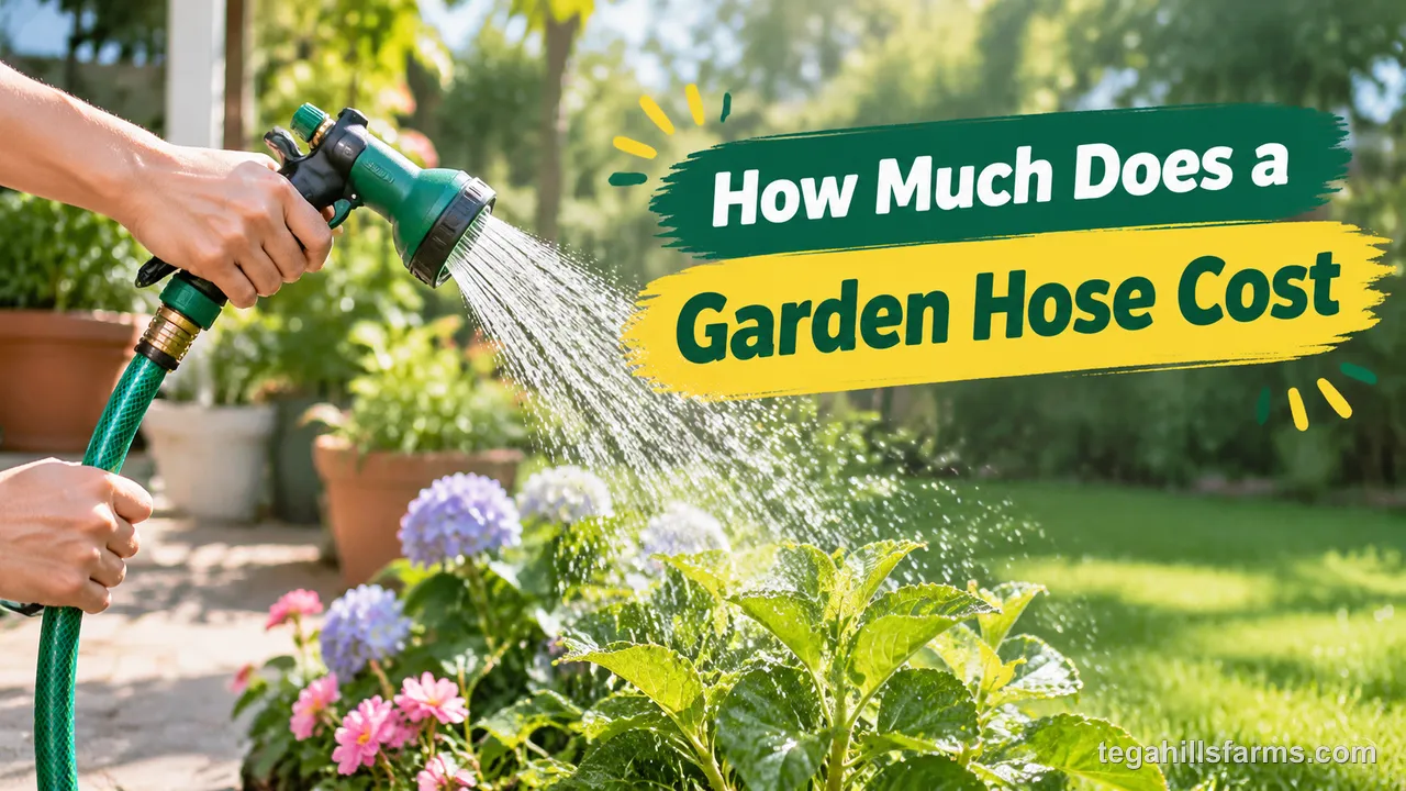 How much does a garden hose cost