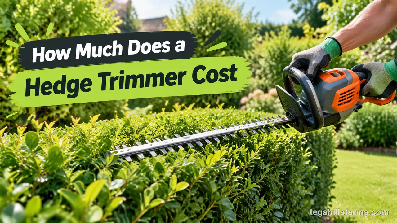 How much does a hedge trimmer cost