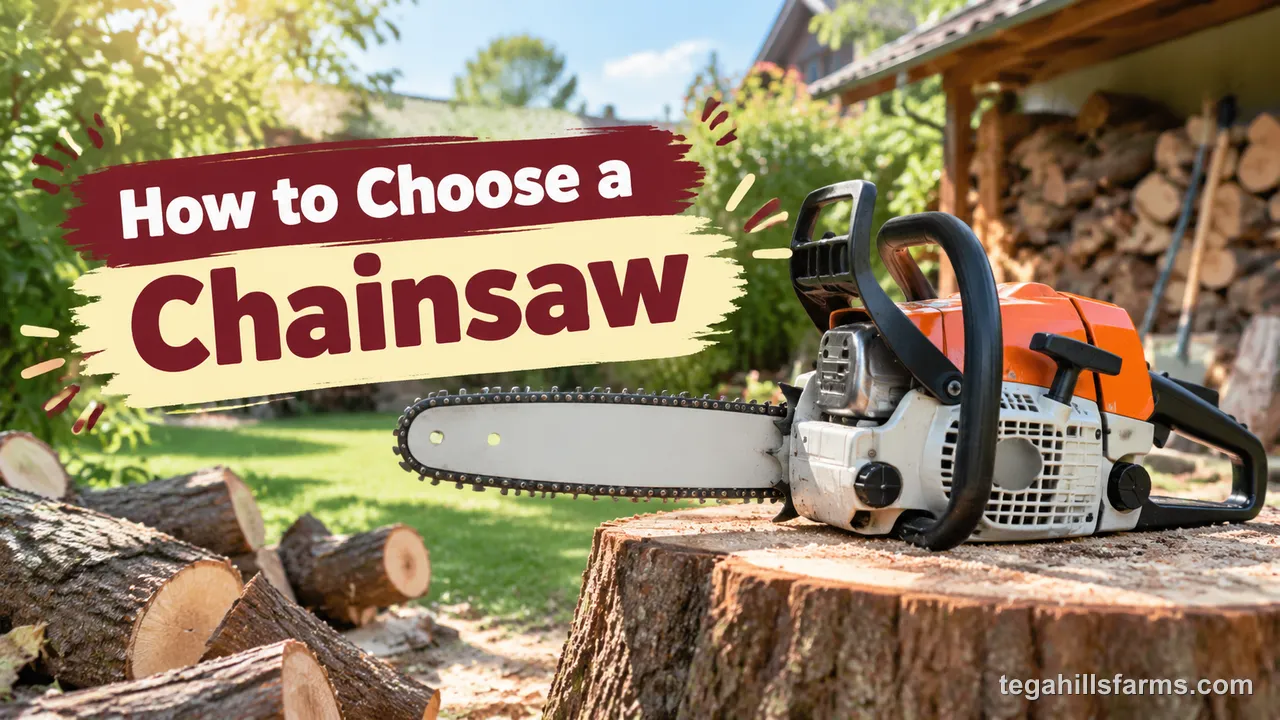 How to choose a chainsaw