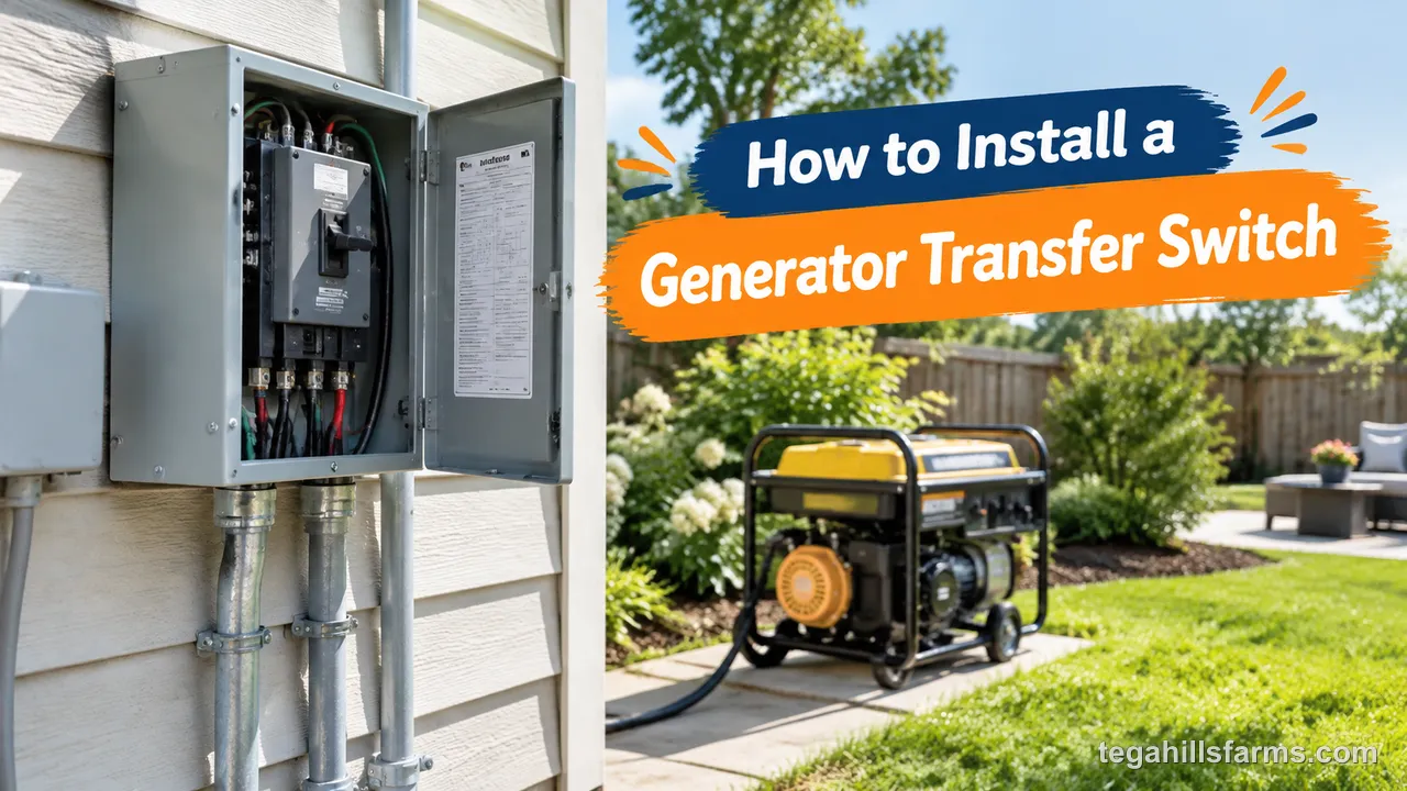 How to install a generator transfer switch