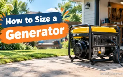 How to Size a Generator: Running vs. Starting Watts Explained