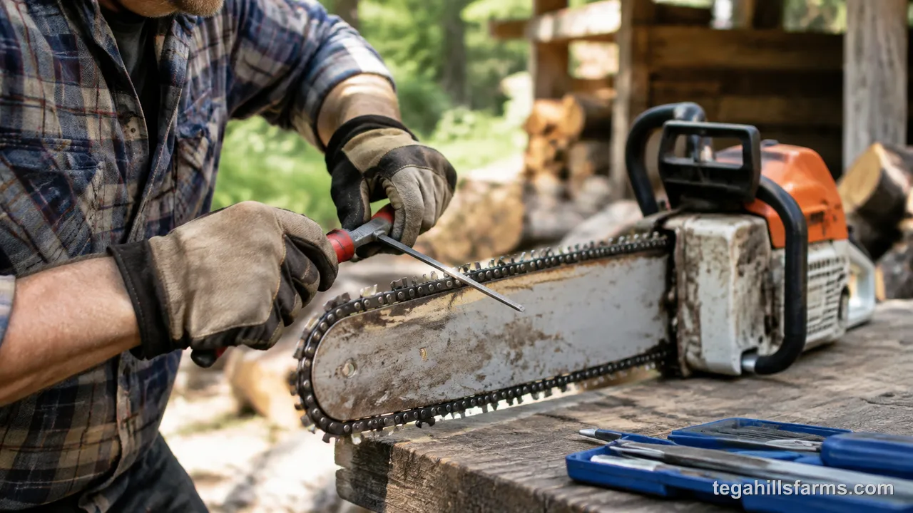 Should you sharpen the chain yourself or pay a pro?