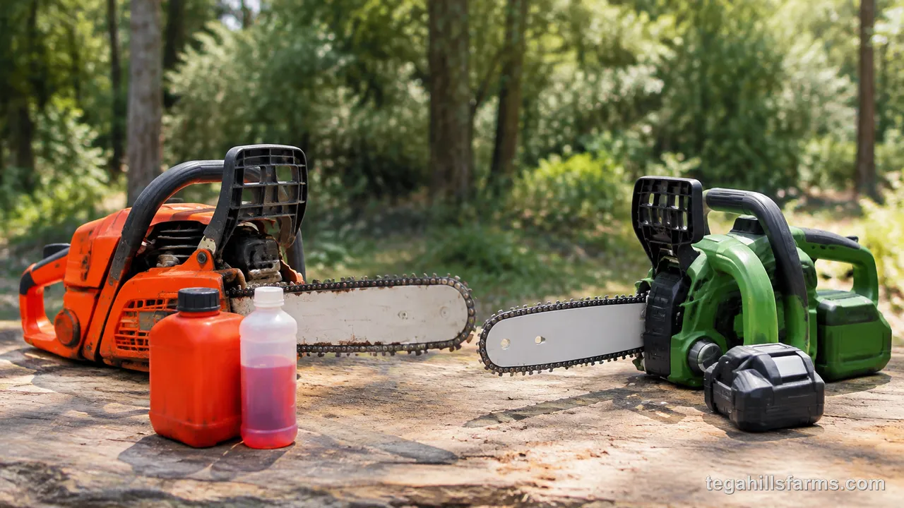 What Does Gas vs Battery Actually Mean for a Chainsaw?