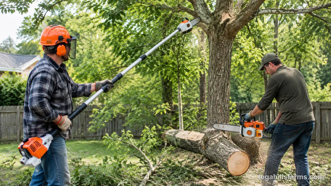 What Is a Chainsaw vs a Pole Saw?
