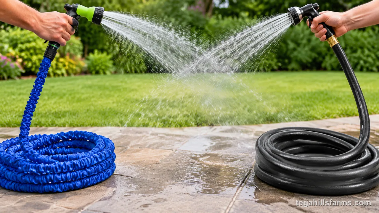 What Is the Difference Between an Expandable Hose and a Rubber Hose?