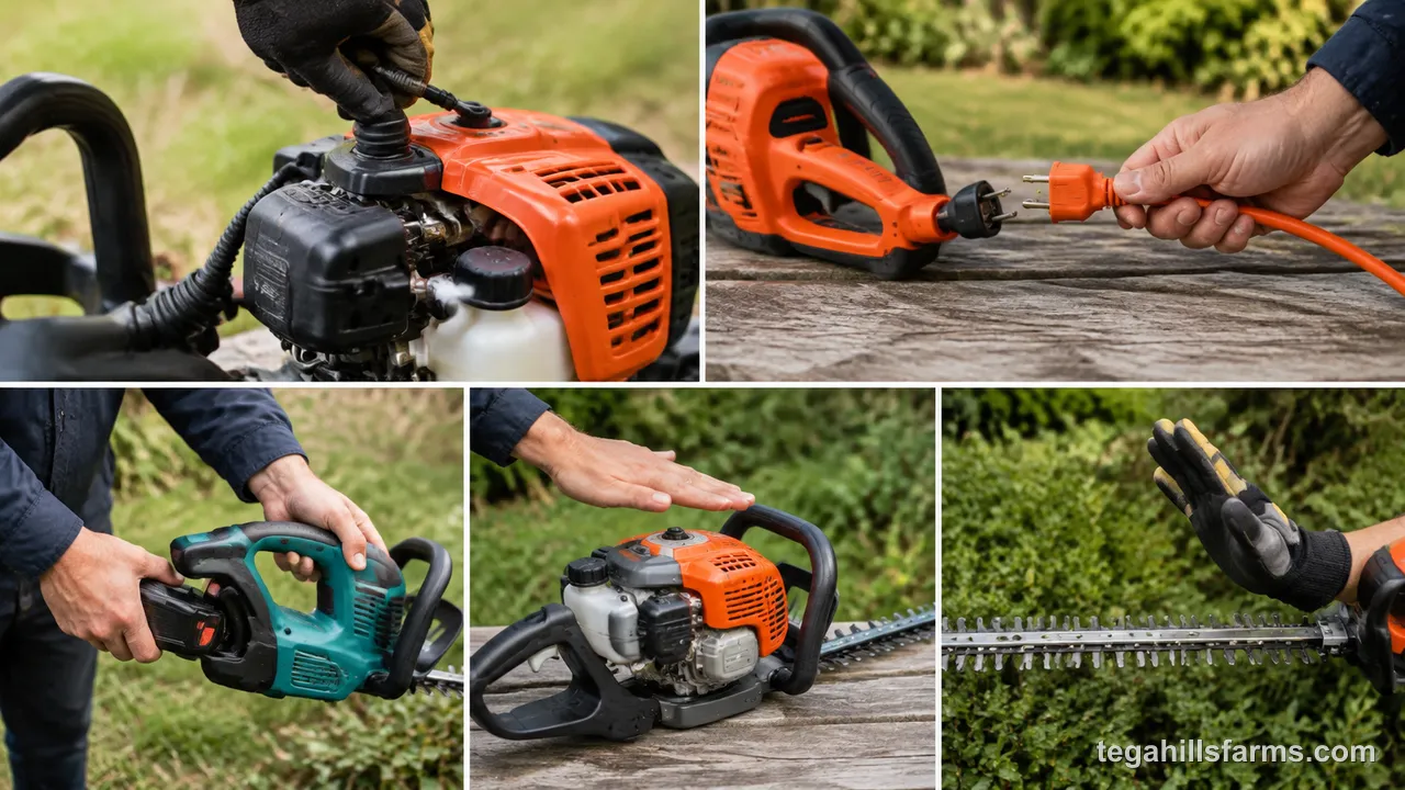 What Safety Steps Come Before You Troubleshoot a Hedge Trimmer?