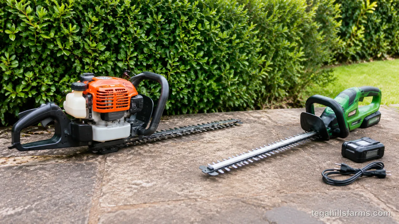 What Separates a Gas Hedge Trimmer From an Electric One?