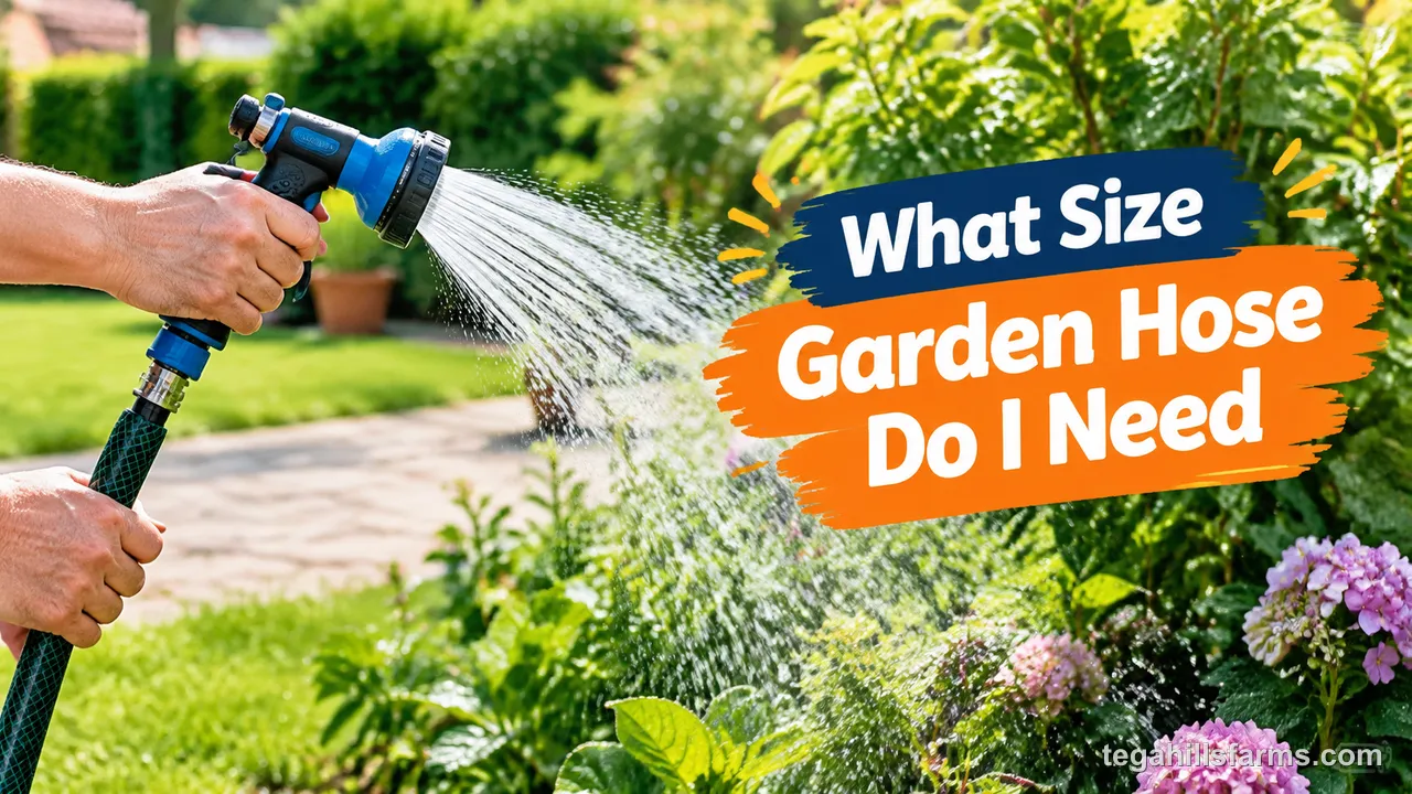 What size garden hose do i need