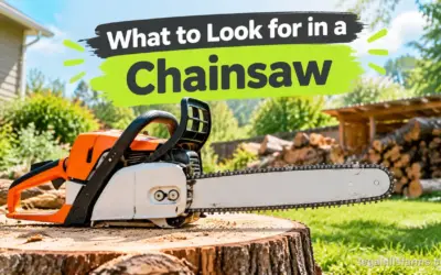 What to Look for in a Chainsaw: Power, Size & Safety Tips