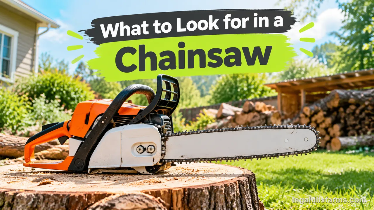 What to look for in a chainsaw