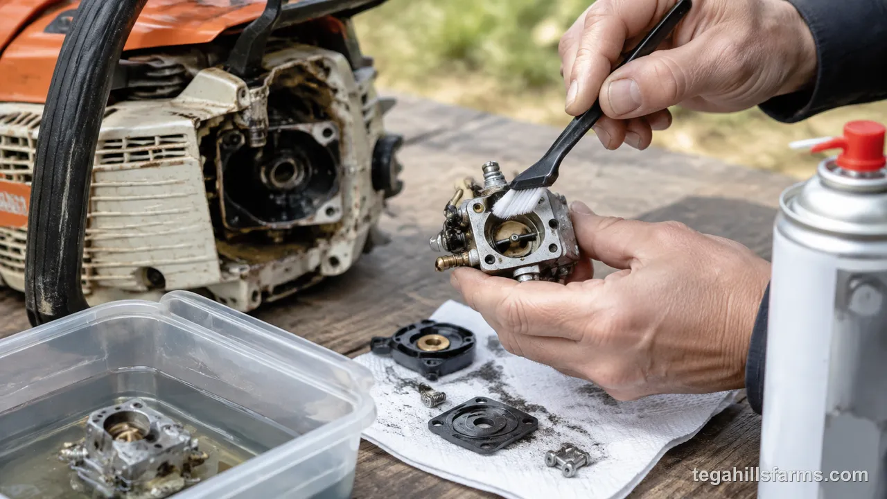 Why a Chainsaw Carburetor Gets Dirty in the First Place